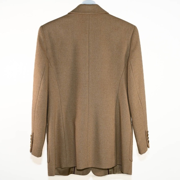 Talbots Pure Camel Hair Blazer Tan Size 8 - Picture 4 of 9